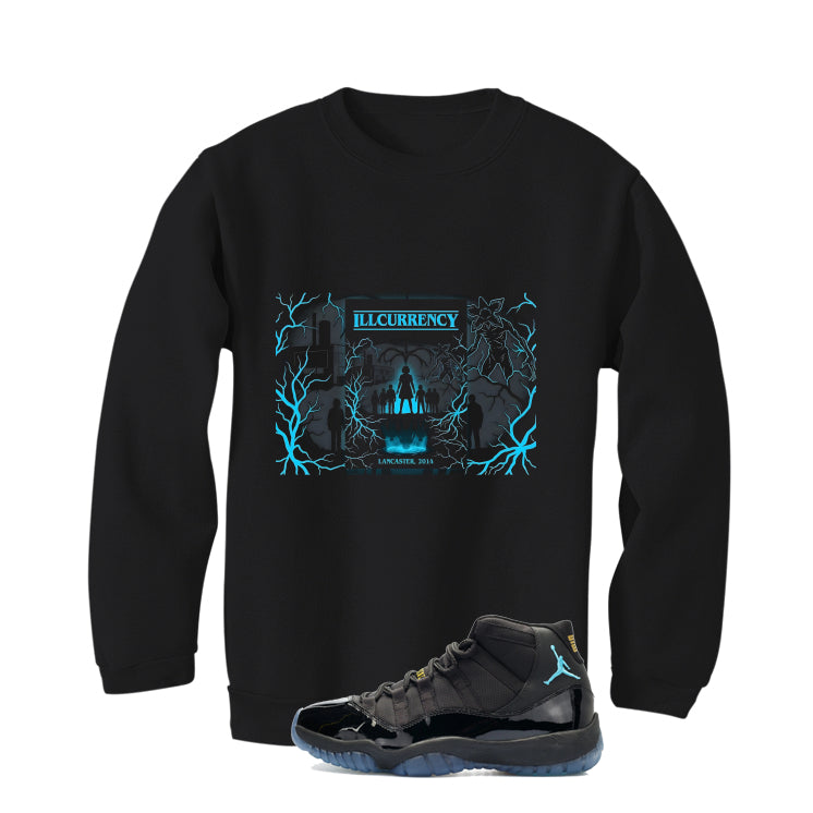 Air Jordan 11 Gamma Blue Matching T-Shirt, Sweatshirts & Hoodies Black T-Shirt (ill Strange)| illcurrency