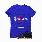 Air Jordan 4 Rare Air Royal Blue T-Shirt (Hustler Mentality)| illcurrency