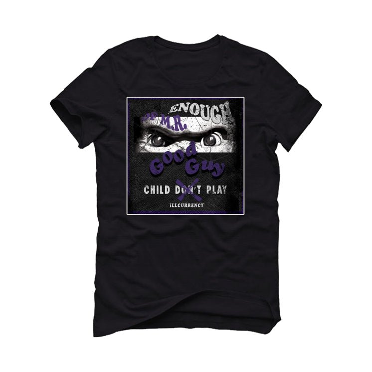 Air Jordan 12 Field Purple - Black T-Shirt (ENOUGH OF MR GOOD GUY)