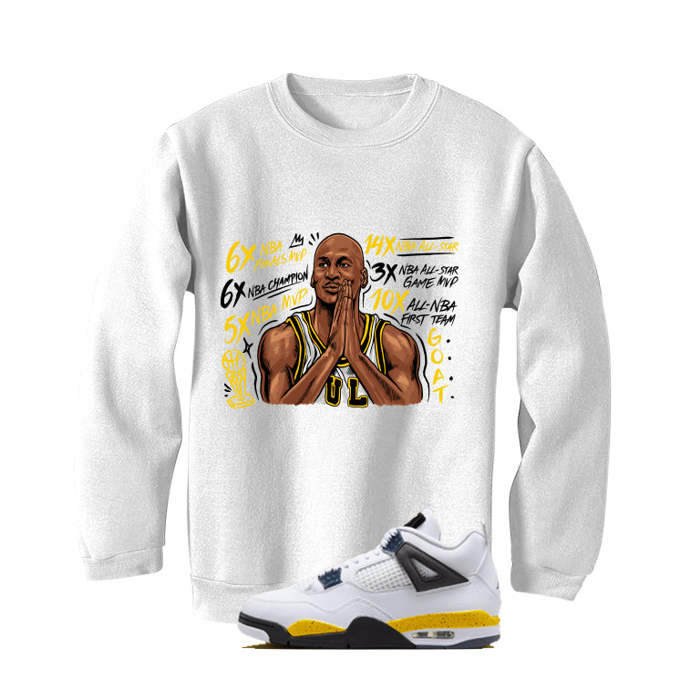 Air Jordan 4 Tour Yellow Matching T-Shirt 6x