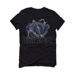 Air Jordan 5 “Georgetown” | illcurrency Black T-Shirt (TRUST NO ONE)