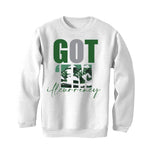 Nike Dunk Low Satin Green - White T-Shirt (Got Em)