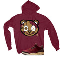 Air Jordan 3 OG Bin 23 Matching T-Shirt Maroon T-Shirt (Stitched Up Teddy)