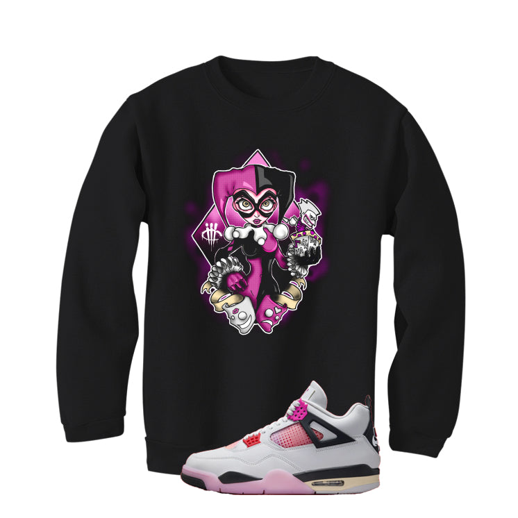 Air Jordan 4 Comic Matching T-Shirt Black T-Shirt (Jack in a Box)| illcurrency