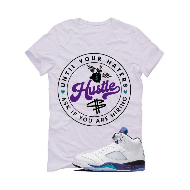 Air Jordan 5 OG Grape White T-Shirt (Haters Catch Up)| illcurrency