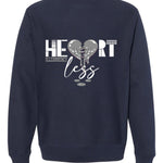 Air Jordan 5 “Georgetown” | illcurrency Navy Blue T-Shirt (Heartless)
