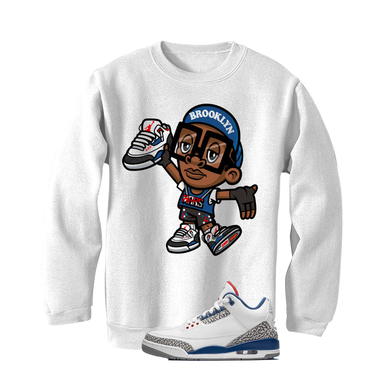 Air Jordan 3 True Blue Matching T-Shirt White T-Shirt (Brooklyn)| illcurrency