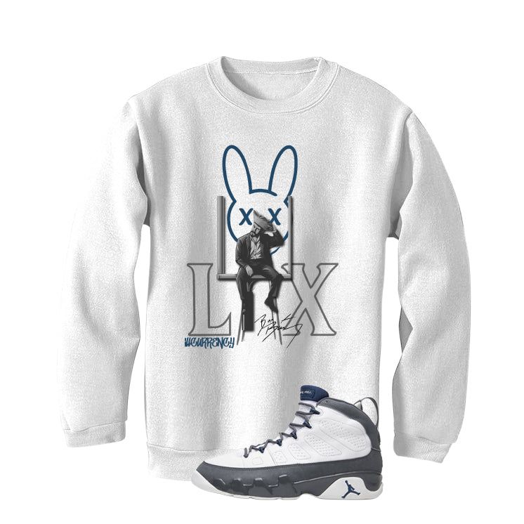 Air Jordan 9 Flint Grey Matching T-Shirt, Sweatshirts & Hoodies White T-Shirt (Bad Bunny SuperBowl)| illcurrency