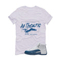 Air Jordan 12 French Blue White T-Shirt (Authentic)| illcurrency