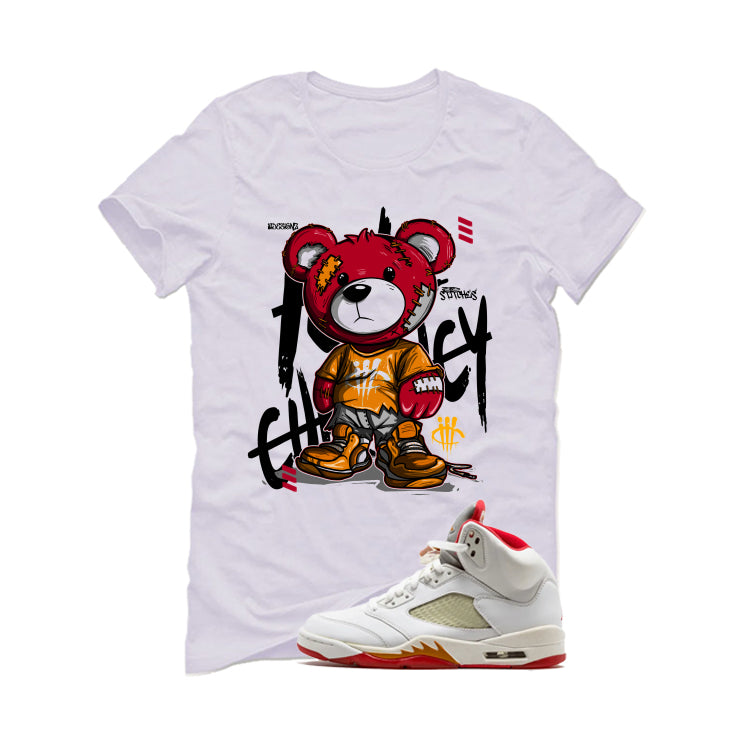 Air Jordan 5 Sunset Matching T-Shirt White T-Shirt (Stitchez)| illcurrency