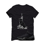 Air Jordan 3 Black Cat Black T-Shirt (Money Cat)| illcurrency