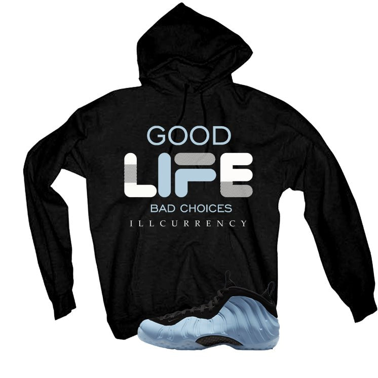 Nike Air Foamposite One Psychic Blue Black T-Shirt (Bad Choices)| illcurrency