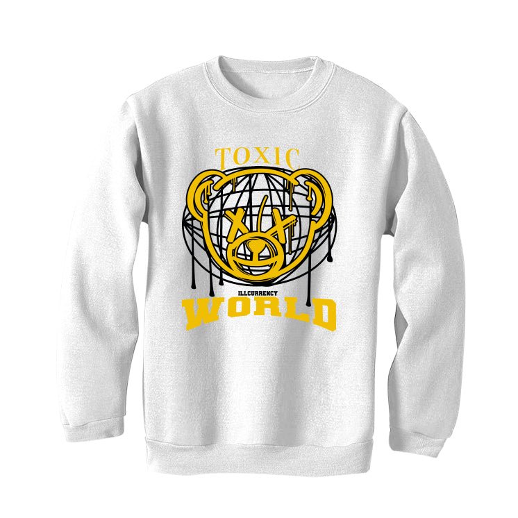 Air Jordan 1 High OG “Yellow Ochre” | illcurrency White T-Shirt (Toxic World)