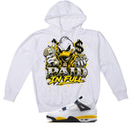 Air Jordan 4 Tour Yellow Matching T-Shirt Paid in Full