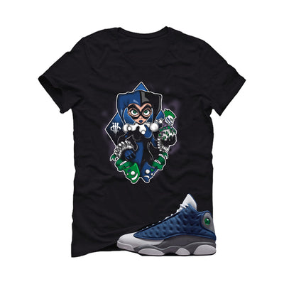 Air Jordan 13 Flint Black T-Shirt (Jack in a Box)| illcurrency