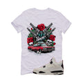 Air Jordan 4 Flight Club Matching T-Shirt, Sweatshirts & Hoodies White T-Shirt (Vintage Illcurrency)| illcurrency