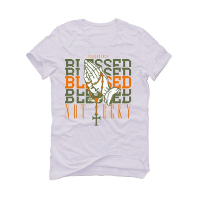 Air Jordan 1 High OG Craft “Celadon” | illcurrency White T-Shirt (Blessed not lucky)