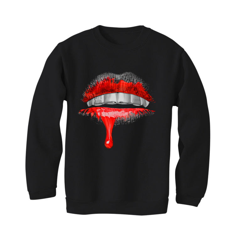 Air Jordan 4 Toro Bravo Matching T-Shirt, Sweatshirts, & Hoodies Black T-Shirt (Lips)| illcurrency