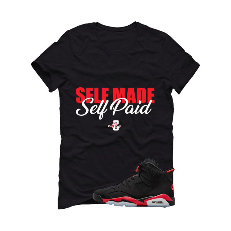 Air Jordan 6 Reverse Infrared Matching T-Shirt, Sweatshirts & Hoodies Black T-Shirt (Self Made)| illcurrency