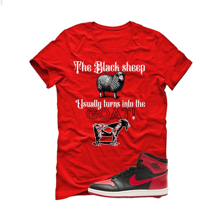 Air Jordan 1 High ’85 Bred Red T-Shirt (the black sheep usually turns into the GOAT!)| illcurrency