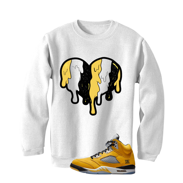 Air Jordan 5 Tokyo Matching T-Shirt, Sweatshirts & Hoodies White T-Shirt (Heart)| illcurrency