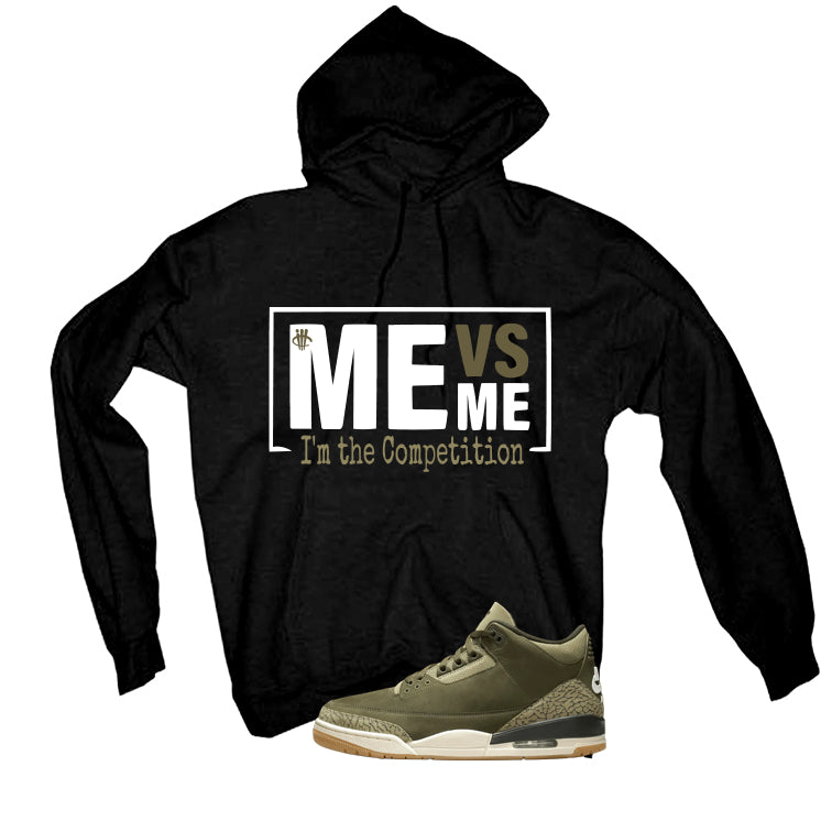 Air Jordan 3 Family Affair Matching T-Shirt, Sweatshirts & Hoodies Black T-Shirt (Me Vs Me)| illcurrency