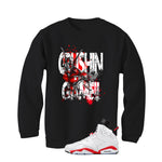 Air Jordan 6 White Infrared Matching T-Shirt Crushin the Game