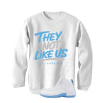 Air Jordan 12 Melo White T-Shirt (They not like us)| illcurrency