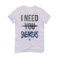 AIR JORDAN 3 “WHITE NAVY”| ILLCURRENCY White T-Shirt (I Need You Sneakers)