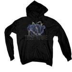 Air Jordan 5 “Georgetown” | illcurrency Black T-Shirt (TRUST NO ONE)