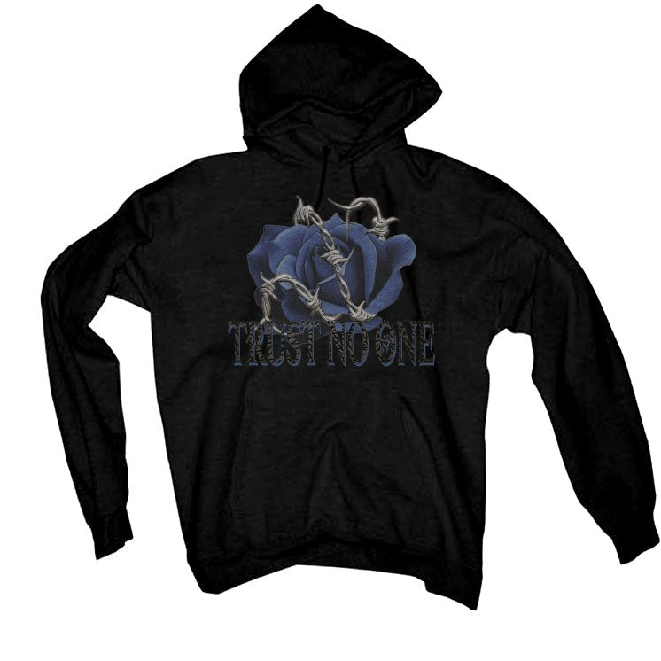 Air Jordan 5 “Georgetown” | illcurrency Black T-Shirt (TRUST NO ONE)
