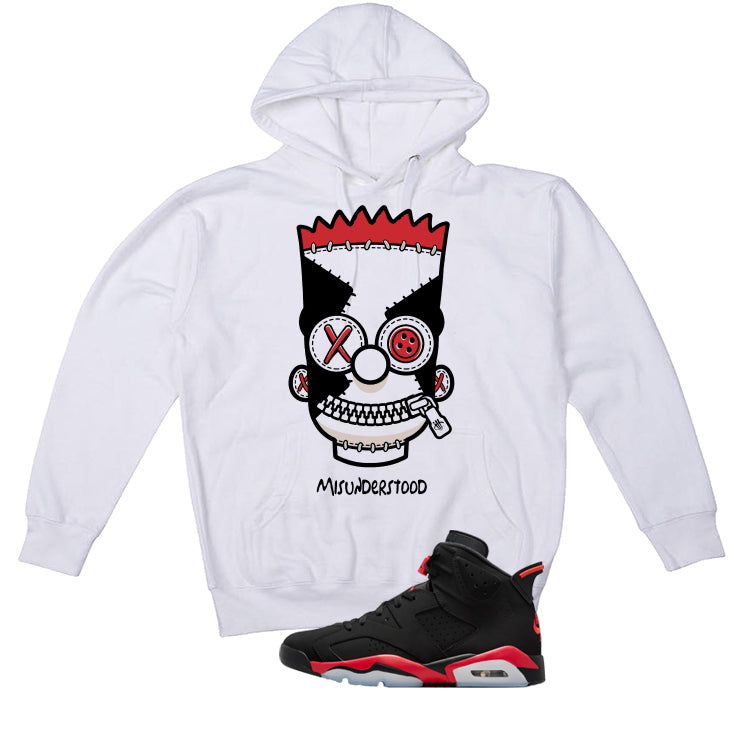 Air Jordan 6 Reverse Infrared Matching T-Shirt, Sweatshirts & Hoodies White T-Shirt (Misunderstood)| illcurrency