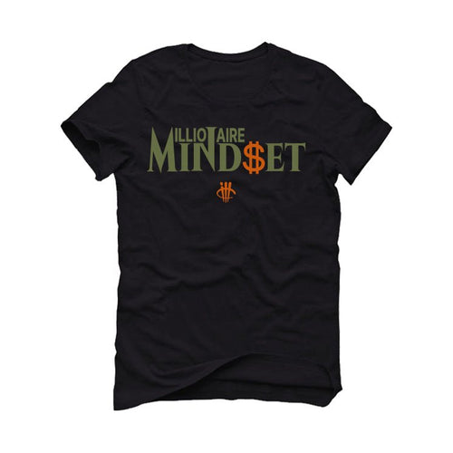 Air Jordan 1 High OG Craft “Celadon” | illcurrency Black T-Shirt (Millionaire Mindset)