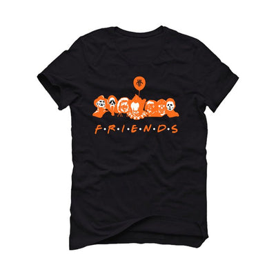 Air Jordan 12 “Brilliant Orange” | illcurrency Black T-Shirt (F R I E N D S)