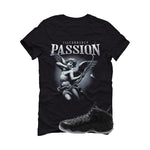 NIKE FOAMPOSITE ONE CARBON FIBER Matching T-Shirt, Sweatshirts & Hoodies Black T-Shirt (Passion)| illcurrency