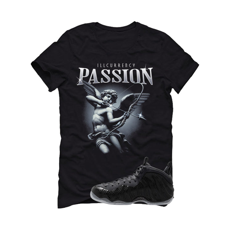 NIKE FOAMPOSITE ONE CARBON FIBER Matching T-Shirt, Sweatshirts & Hoodies Black T-Shirt (Passion)| illcurrency