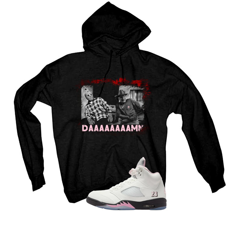 Air Jordan 5 OG 35th Anniversary Matching T-Shirt, Sweatshirts & Hoodies Black T-Shirt (daaaamn)| illcurrency