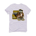 Air Jordan 6 Yellow Ochre | illcurrency White T-Shirt (money on my mind)