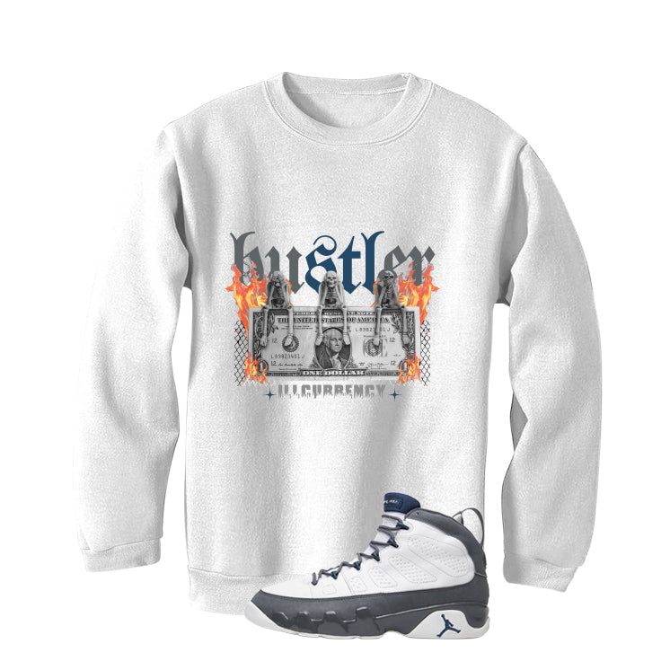 Air Jordan 9 Flint Grey Matching T-Shirt, Sweatshirts & Hoodies White T-Shirt (See No Evil Hustler)| illcurrency