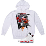 Air Jordan 6 White Infrared Matching T-Shirt Super Bugs & Daffy