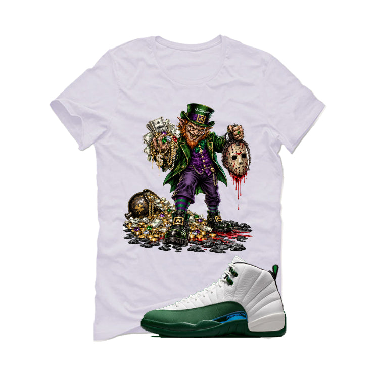 Air Jordan 12 Bucks Matching T-Shirt Evil Leprechaun