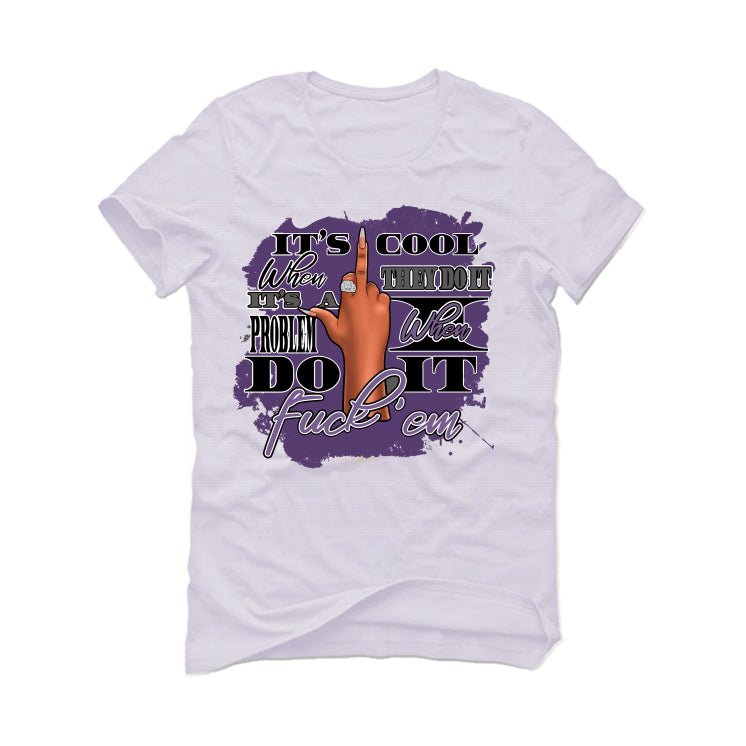 Nike SB Dunk Low “Court Purple” | illcurrency White T-Shirt (its cool when they do it)