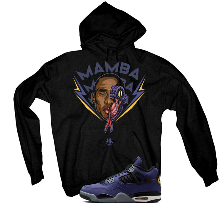 Air Jordan 4 OG Lakers Matching T-Shirt, Sweatshirts & Hoodies Black T-Shirt (Mamba)| illcurrency