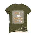 Air Jordan 3 Family Affair Matching T-Shirt, Sweatshirts & Hoodies Military Green T-Shirt (Cut from a different cloth)| illcurrency