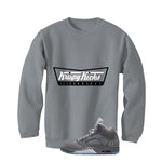 Air Jordan 5 Wolf Grey Matching T-Shirt, Sweatshirts & Hoodies Grey T-Shirt (Krispy Kicks)| illcurrency