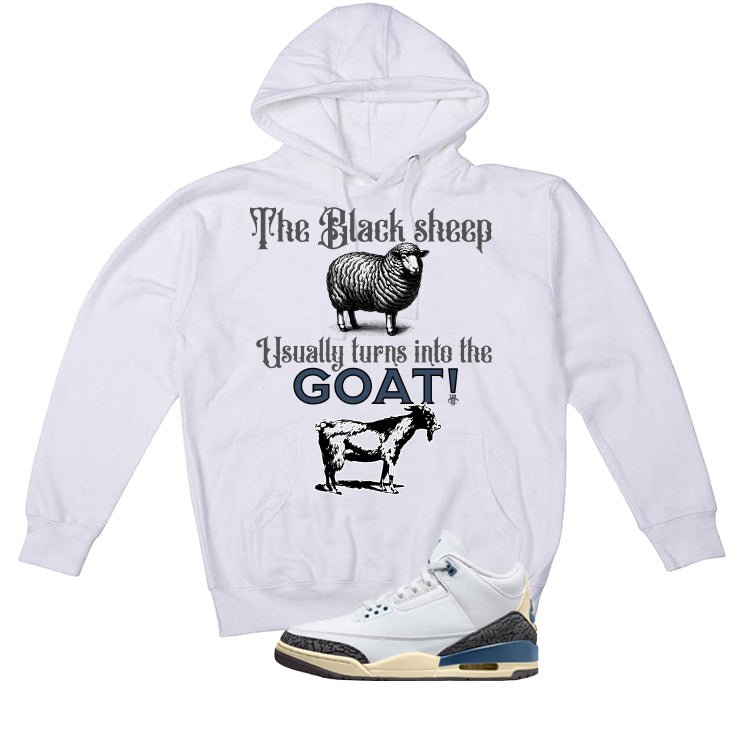Air Jordan 3 OG SP Diffused Blue White T-Shirt (the black sheep usually turns into the GOAT!)| illcurrency