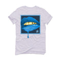 Air Jordan 1 "UNC Toe" | illcurrency White T-Shirt (lipstick)