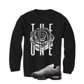 Nike Air Max 95 Pink Foam Matching T-Shirt, Sweatshirts, & Hoodies Black T-Shirt (The One)