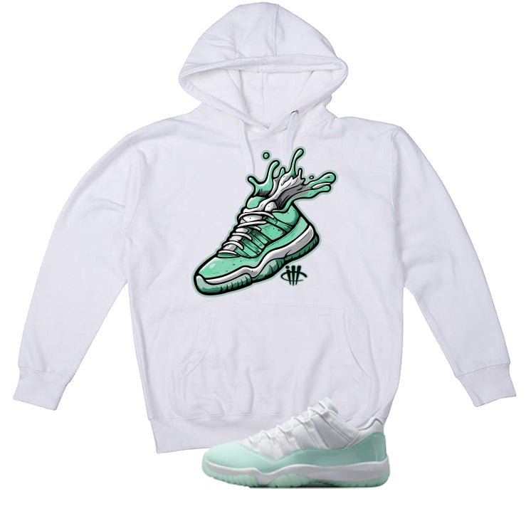 Air Jordan 11 Low WMNS Igloo White T-Shirt (Splash Shoe)| illcurrency