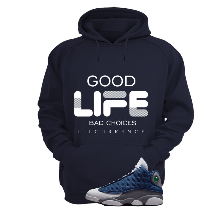 Air Jordan 13 Flint Navy Blue T-Shirt (Bad Choices)| illcurrency